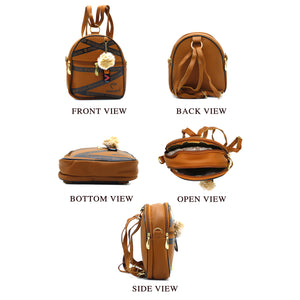 Two In One Double Zip Printed Girls BackPack - myStore20202019