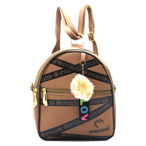 Two In One Double Zip Printed Girls BackPack - myStore20202019