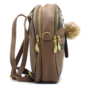 Two In One Double Zip Printed Girls BackPack - myStore20202019