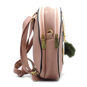Two In One Double Zip Teddy Bear Print Girls BackPack - myStore20202019