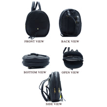 Load image into Gallery viewer, Two In One Flap Pocket Double Zip Plain Girls BackPack - myStore20202019
