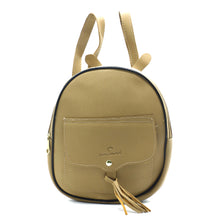Load image into Gallery viewer, Two In One Flap Pocket Double Zip Plain Girls BackPack - myStore20202019
