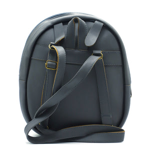 Two In One Flap Pocket Double Zip Plain Girls BackPack - myStore20202019