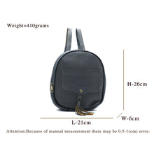 Load image into Gallery viewer, Two In One Flap Pocket Double Zip Plain Girls BackPack - myStore20202019
