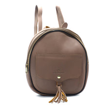 Load image into Gallery viewer, Two In One Flap Pocket Double Zip Plain Girls BackPack - myStore20202019
