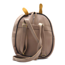 Load image into Gallery viewer, Two In One Flap Pocket Double Zip Plain Girls BackPack - myStore20202019
