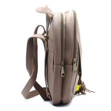 Load image into Gallery viewer, Two In One Flap Pocket Double Zip Plain Girls BackPack - myStore20202019
