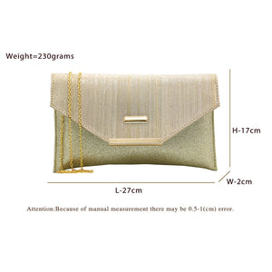 Two In One Flat Frame Fitting Envelope Women Clutch - myStore20202019