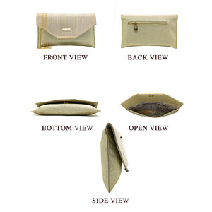 Two In One Flat Frame Fitting Envelope Women Clutch - myStore20202019