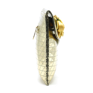 Two In One Flower Fitting Shine Ladies Clutch - myStore20202019