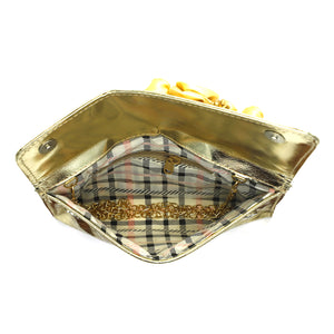 Two In One Flower Fitting Shine Ladies Clutch - myStore20202019