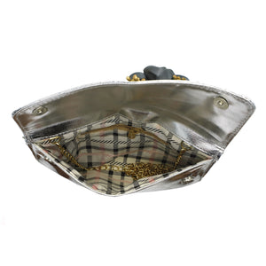 Two In One Flower Fitting Shine Ladies Clutch - myStore20202019