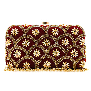 Two In One Flower Stone Women Clutch - myStore20202019