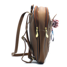 Load image into Gallery viewer, Two In One Front Bow Cat Print Double Zip Girls BackPack - myStore20202019
