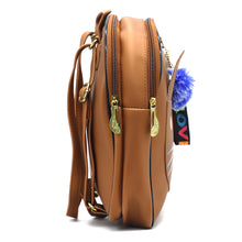 Load image into Gallery viewer, Two In One Front Bow Cat Print Double Zip Girls BackPack - myStore20202019
