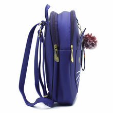 Load image into Gallery viewer, Two In One Front Bow Cat Print Double Zip Girls BackPack - myStore20202019
