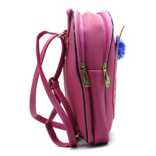 Load image into Gallery viewer, Two In One Front Bow Cat Print Double Zip Girls BackPack - myStore20202019
