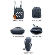 Load image into Gallery viewer, Two In One Front Bow Checks Pattern Double Zip Girls BackPack - myStore20202019
