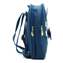 Load image into Gallery viewer, Two In One Front Bow Checks Pattern Double Zip Girls BackPack - myStore20202019

