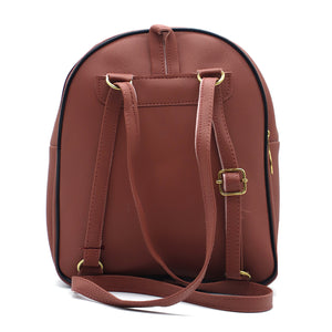Two In One Front Bow Checks Pattern Double Zip Girls BackPack - myStore20202019