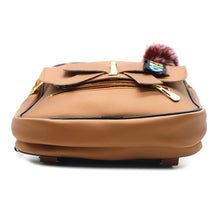 Load image into Gallery viewer, Two In One Front Bow Flap Pocket Double Zip Girls BackPack - myStore20202019
