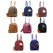 Load image into Gallery viewer, Two In One Front Bow Flap Pocket Double Zip Girls BackPack - myStore20202019
