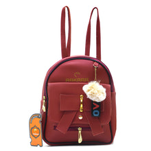 Load image into Gallery viewer, Two In One Front Bow Flap Pocket Double Zip Girls BackPack - myStore20202019
