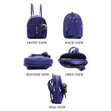Load image into Gallery viewer, Two In One Front Bow Flap Pocket Double Zip Girls BackPack - myStore20202019
