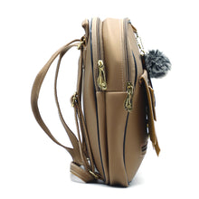 Load image into Gallery viewer, Two In One Front Bow Flap Pocket Double Zip Girls BackPack - myStore20202019
