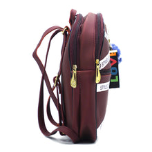 Load image into Gallery viewer, Two In One Front Zip Pocket Double Zip Printed Girls BackPack - myStore20202019

