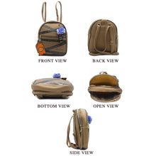 Load image into Gallery viewer, Two In One Front Zip Pocket Double Zip Printed Girls BackPack - myStore20202019

