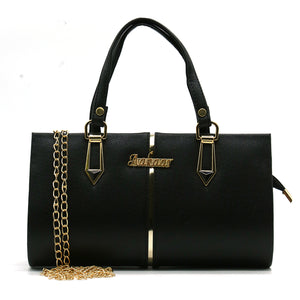 Two In One Golden Stripe Stone Fitting Women Clutch - myStore20202019