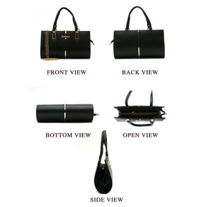 Two In One Golden Stripe Stone Fitting Women Clutch - myStore20202019