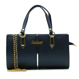Two In One Golden Stripe Stone Fitting Women Clutch - myStore20202019