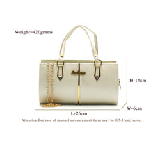 Load image into Gallery viewer, Two In One Golden Stripe Stone Fitting Women Clutch - myStore20202019
