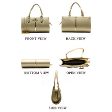 Load image into Gallery viewer, Two In One Golden Stripe Stone Fitting Women Clutch - myStore20202019
