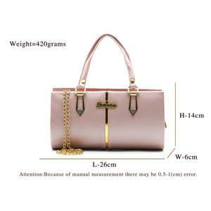 Two In One Golden Stripe Stone Fitting Women Clutch - myStore20202019