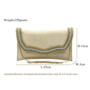 Two In One Handwork Envelope Women Clutch - myStore20202019