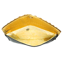 Load image into Gallery viewer, Two In One Jute Stone Flap Envelope Women Clutch - myStore20202019
