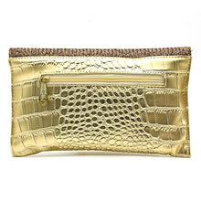 Load image into Gallery viewer, Two In One Jute Stone Flap Envelope Women Clutch - myStore20202019
