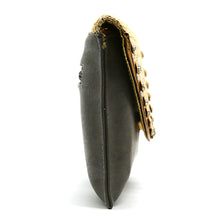 Load image into Gallery viewer, Two In One Jute Stone Flap Envelope Women Clutch - myStore20202019
