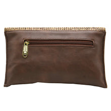 Load image into Gallery viewer, Two In One Jute Stone Flap Envelope Women Clutch - myStore20202019
