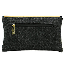 Load image into Gallery viewer, Two In One Jute V Flap Envelope Women Clutch - myStore20202019
