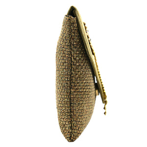Two In One Jute V Flap Envelope Women Clutch - myStore20202019