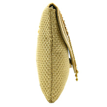 Load image into Gallery viewer, Two In One Jute V Flap Envelope Women Clutch - myStore20202019
