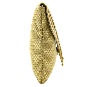 Two In One Jute V Flap Envelope Women Clutch - myStore20202019