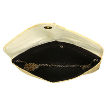 Load image into Gallery viewer, Two In One Jute V Flap Envelope Women Clutch - myStore20202019
