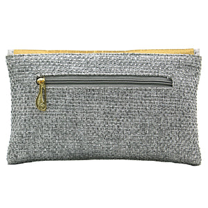 Two In One Jute V Flap Envelope Women Clutch - myStore20202019