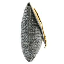 Load image into Gallery viewer, Two In One Jute V Flap Envelope Women Clutch - myStore20202019
