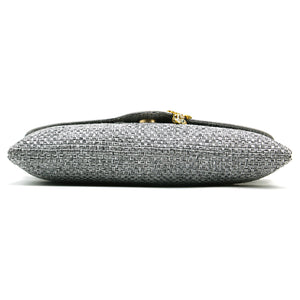 Two In One Jute V Flap Envelope Women Clutch - myStore20202019
